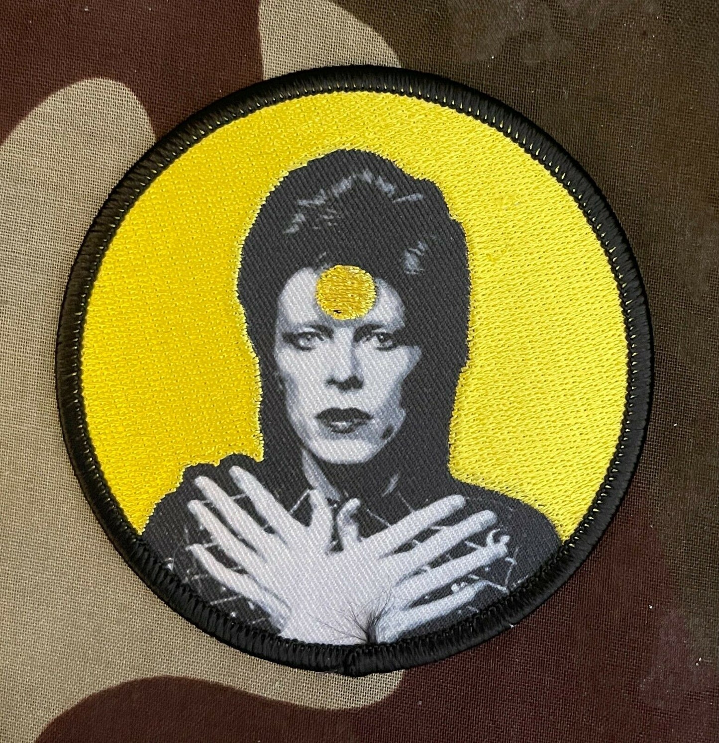 David Bowie Embroidered Patch B071P