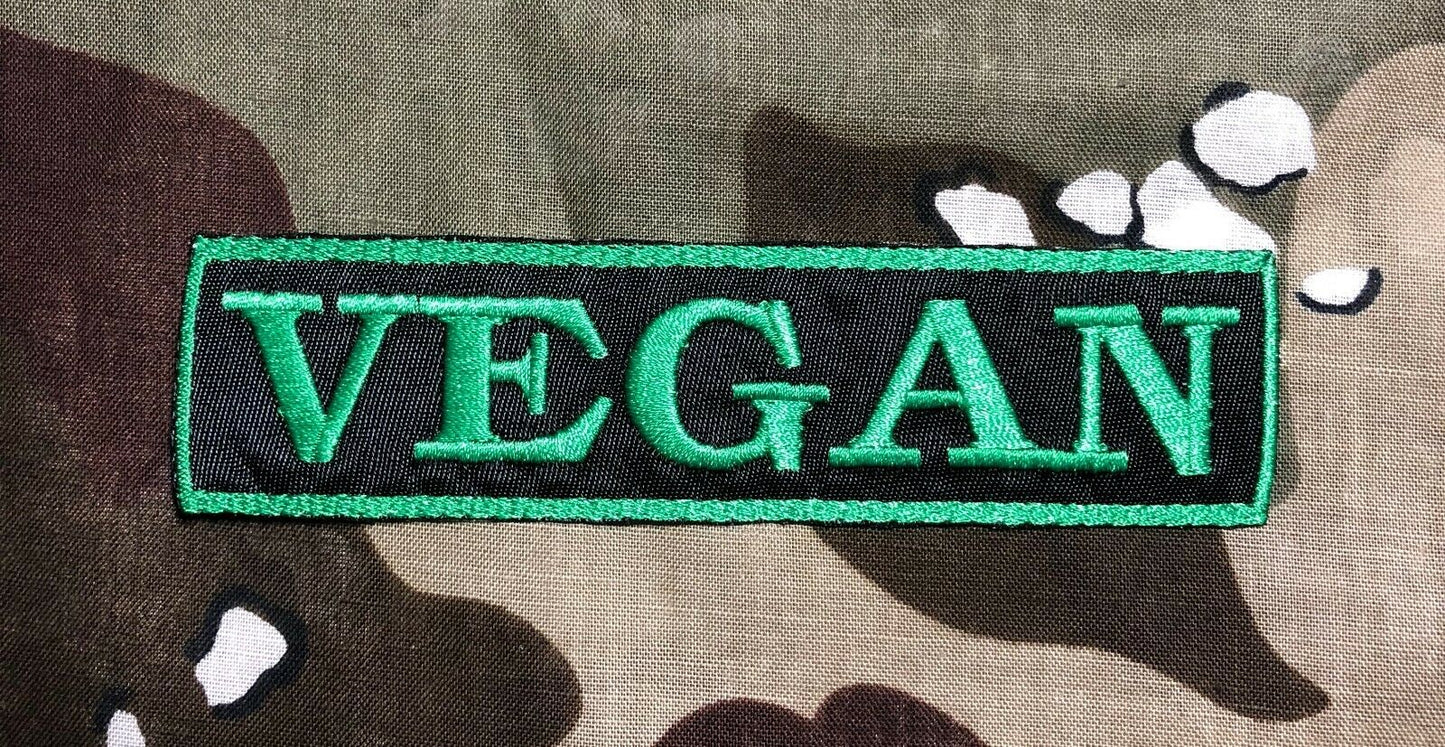 Vegan Embroidered Patch V015P