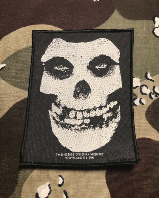 Misfits Crimson Ghost Fiend Club Skull Woven Patch M002P