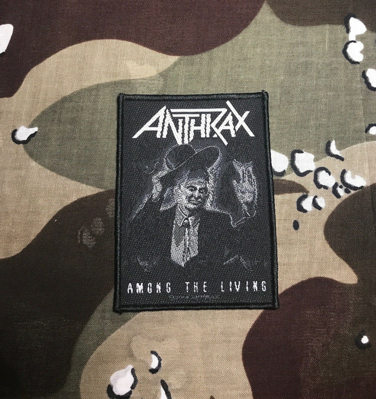 Anthrax Among The Living Woven Patch A004P