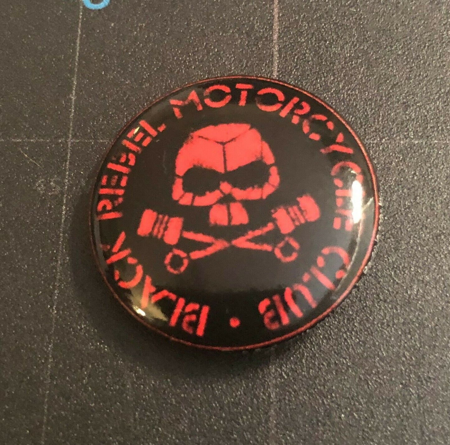 Black Rebel Motorcycle Club 1" Button B013B Badge Pin