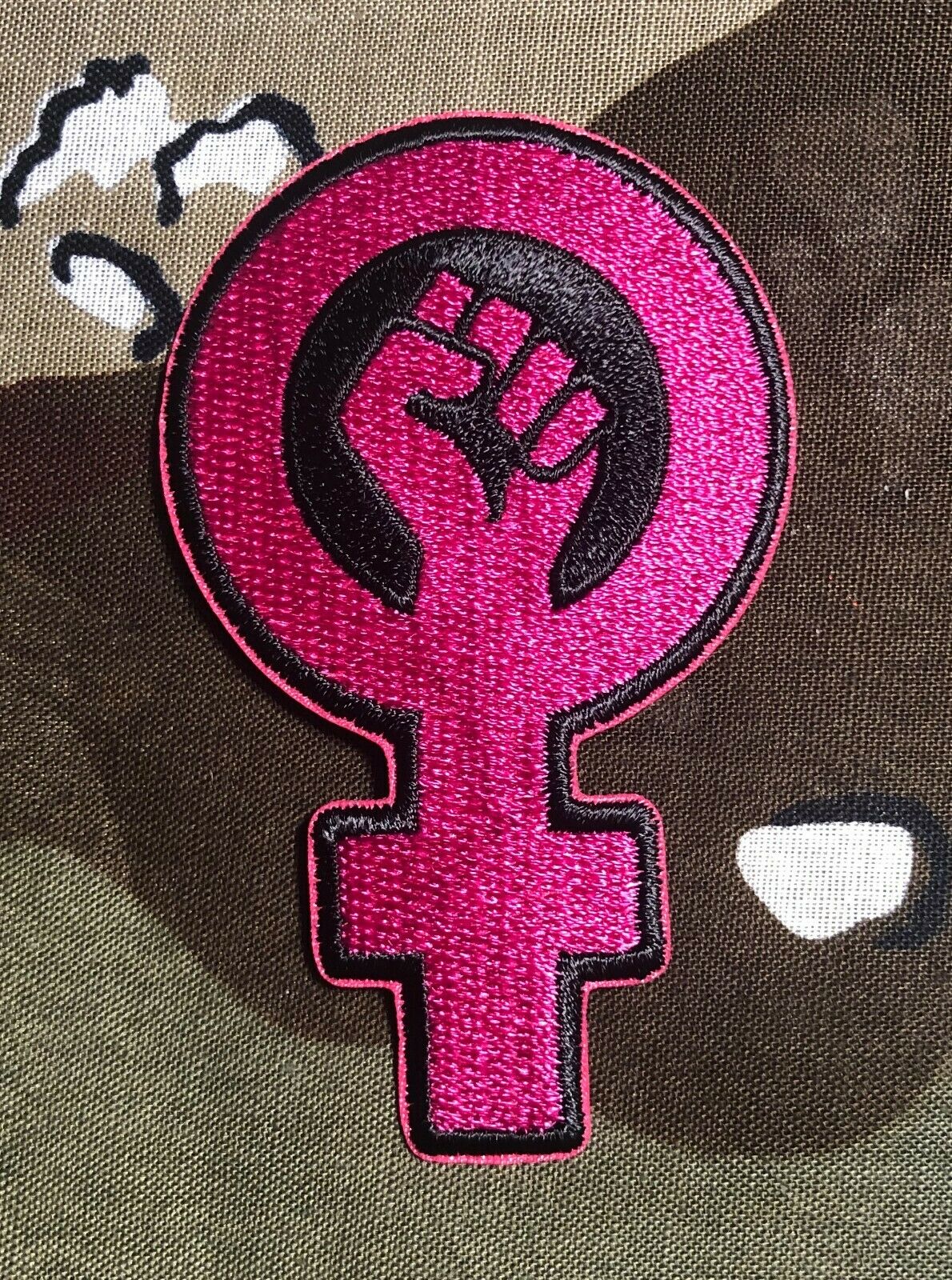 Feminist Fist Equality Embroidered Patch F028P