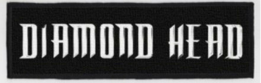 Diamond Head Logo NWOBHM Large Super Strip Sublimated Printed Patch D050P