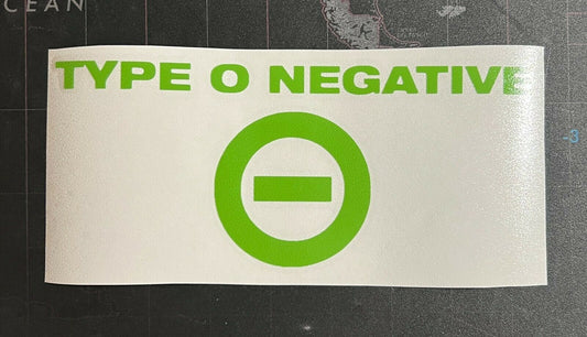 Type O Negative "Official" Vinyl Decal Sticker T003S