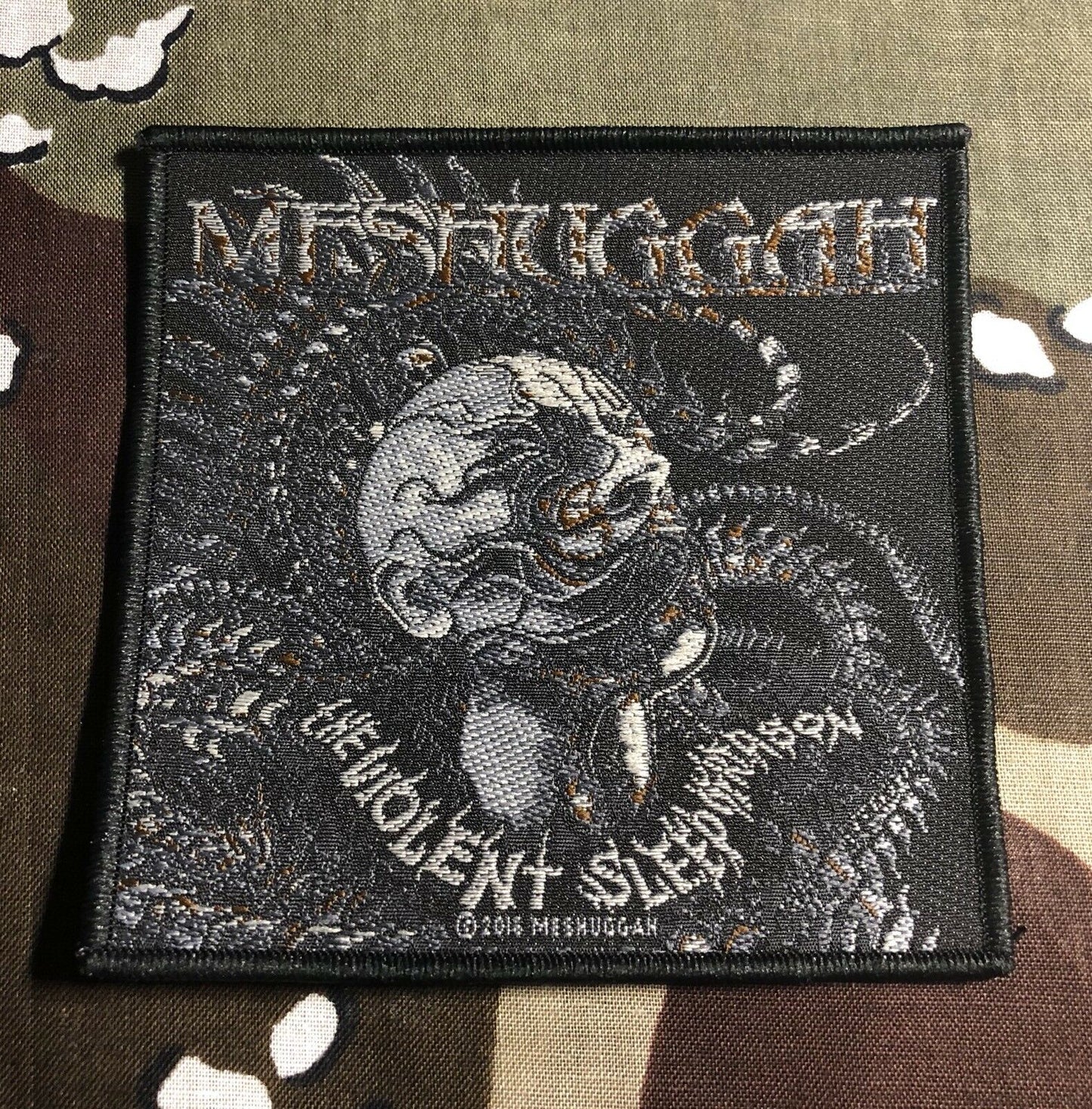 Meshuggah The Violent Sleep Official Woven Patch M030P