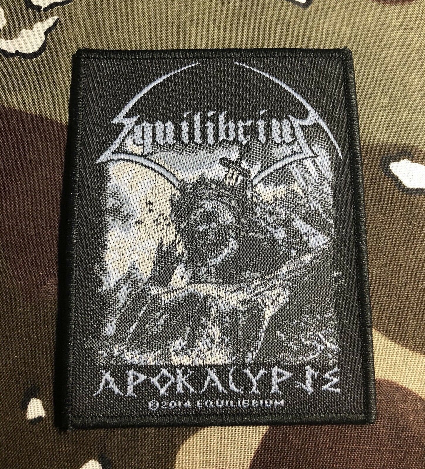 Equilibrium Heavy Metal Woven Patch E009P