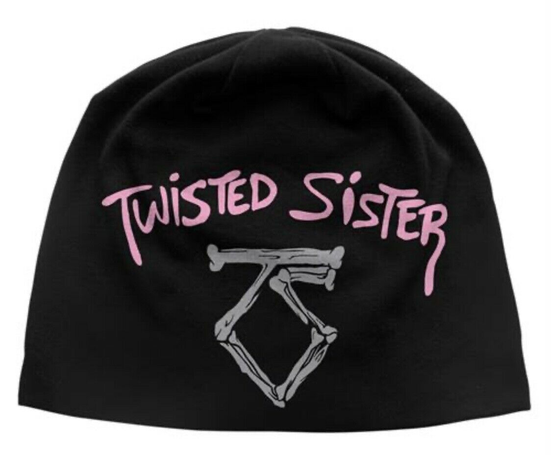 Twisted Sister Silk Screened Beanie Stocking Cap T002BEAN