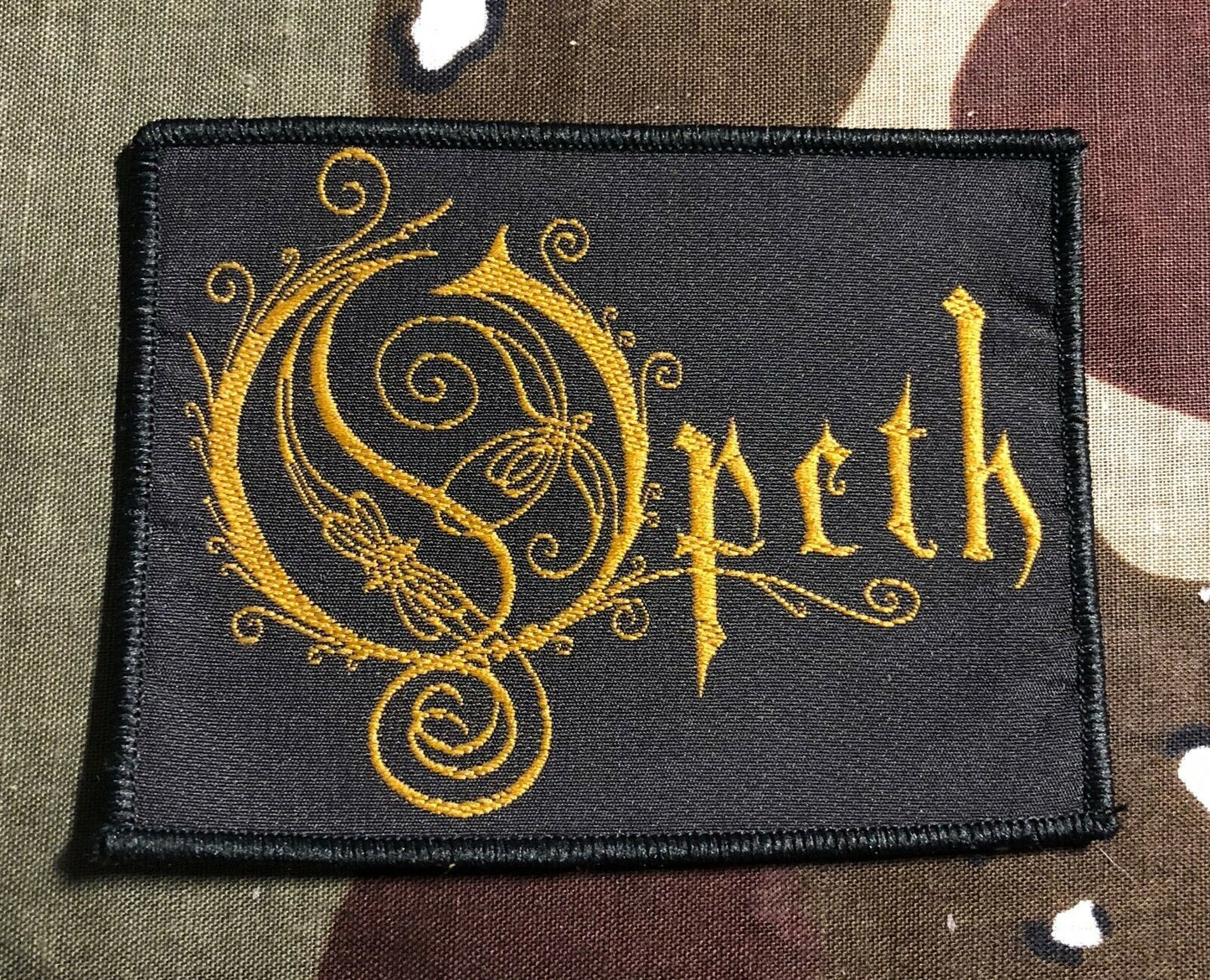 Opeth Logo Woven Patch O014P