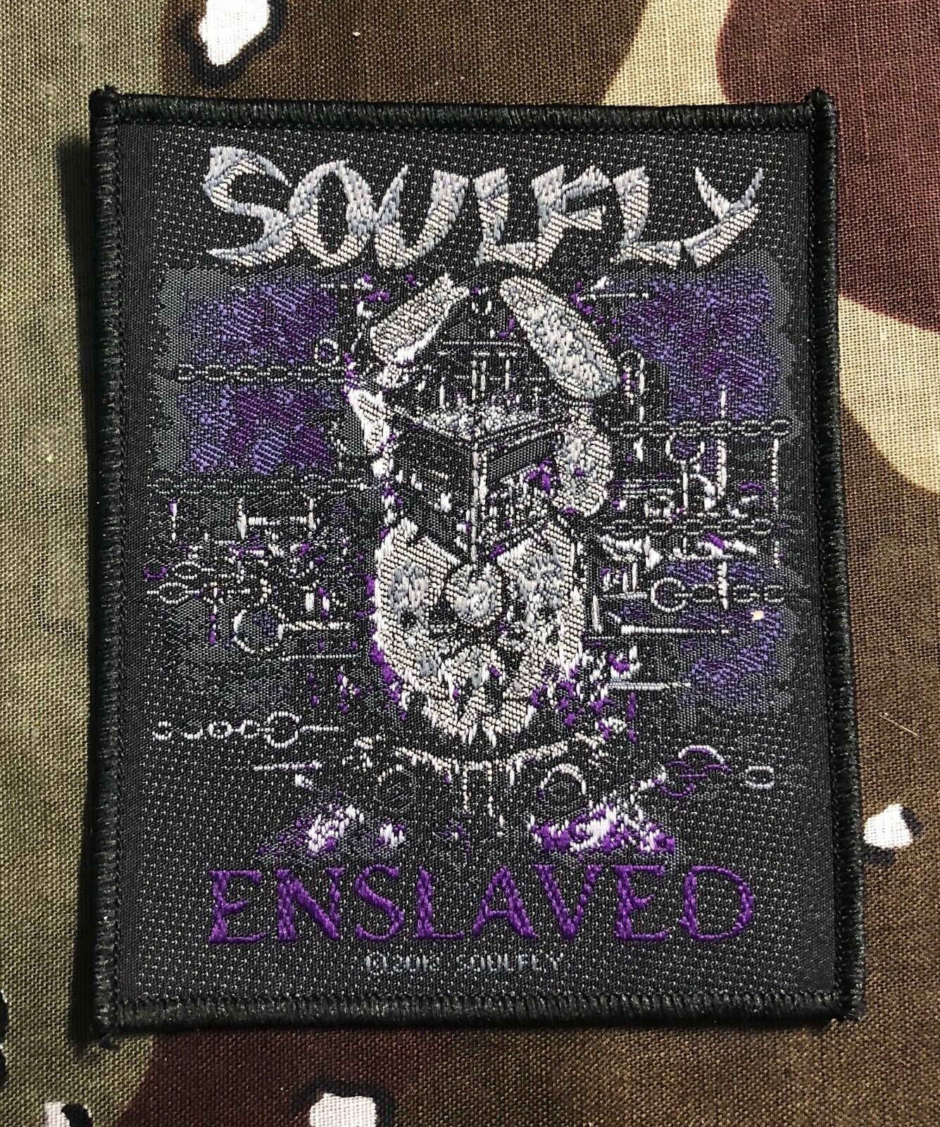 Soulfly Enslaved Woven Patch S060P