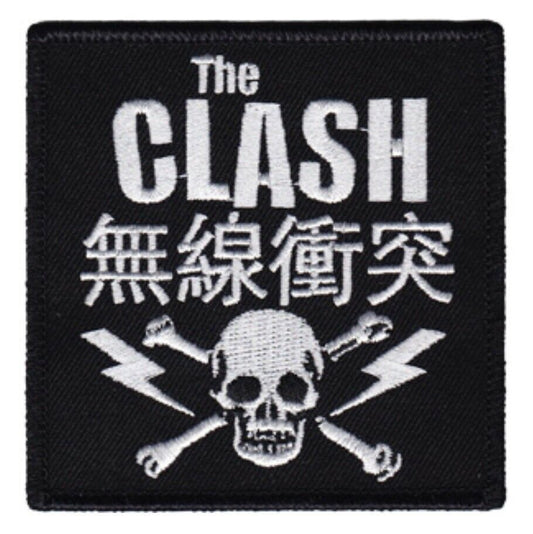 The Clash Skull Bolts Embroidered Patch C014P