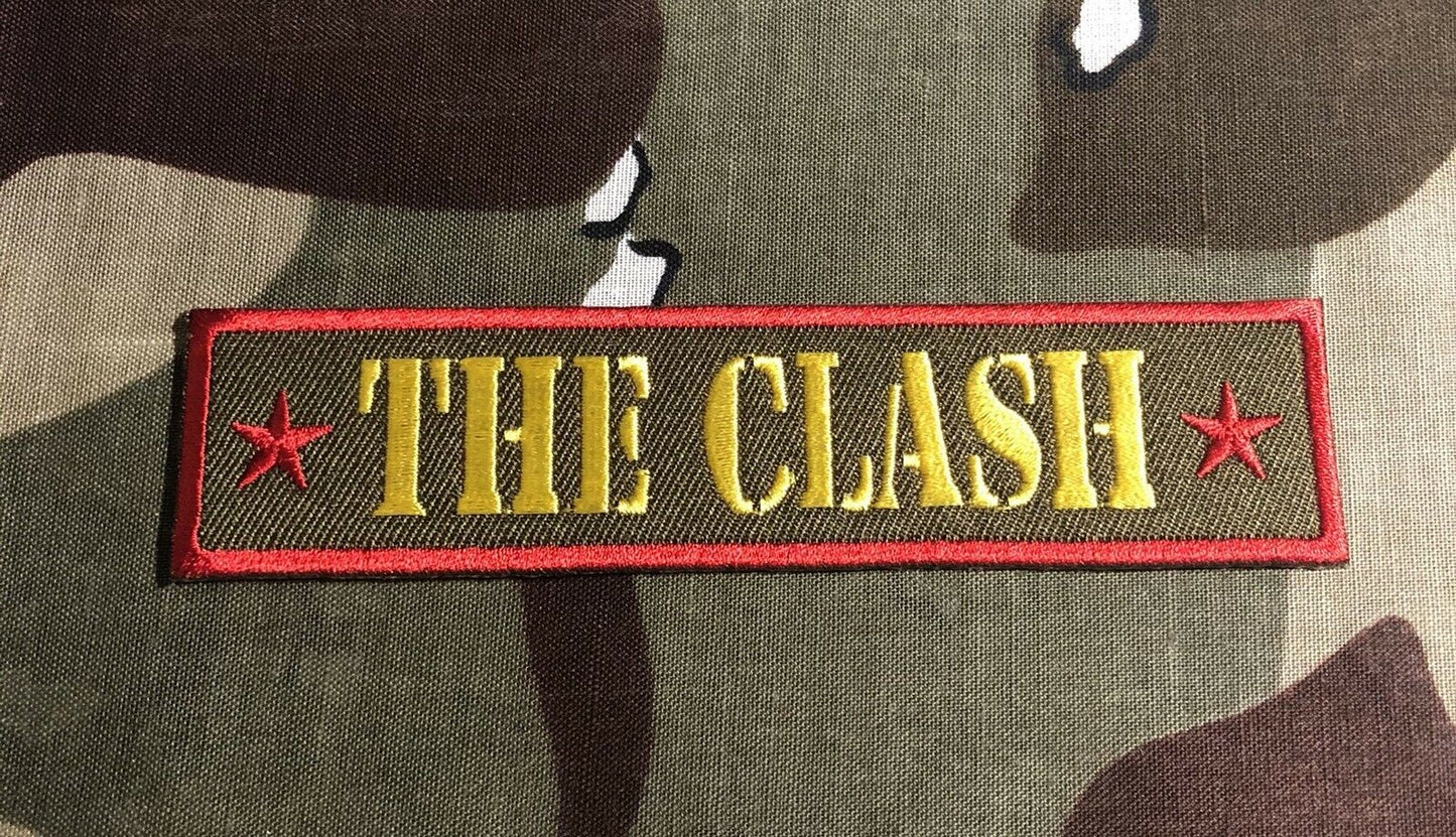 The Clash Army Embroidered Patch C012P Ramones Sex Pistols Dead Boys