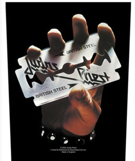 Judas Priest British Steel Back Patch J004P