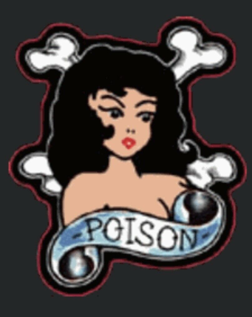 Poison Girl Embroidered Patch P004P