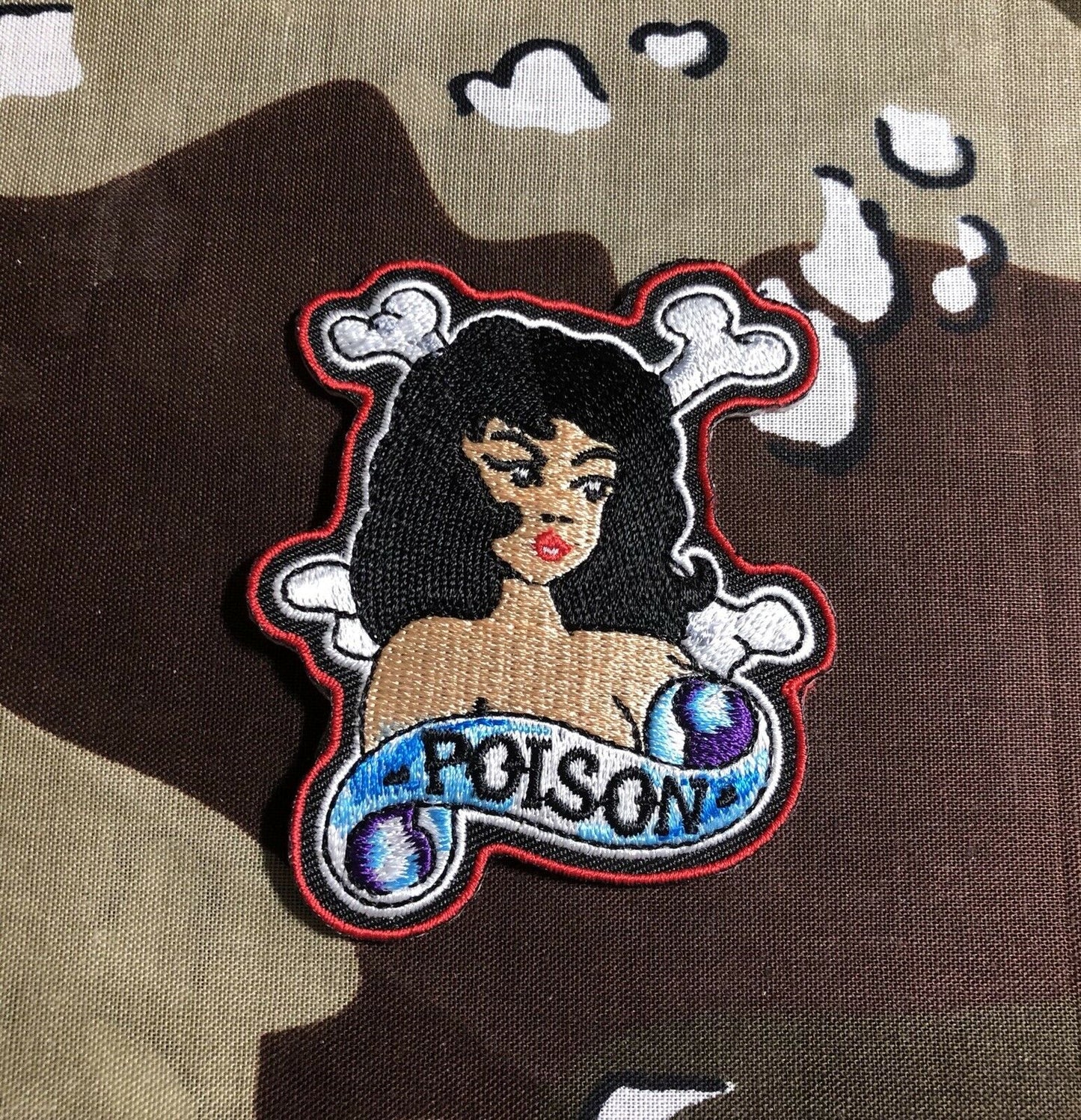 Poison Girl Embroidered Patch P004P