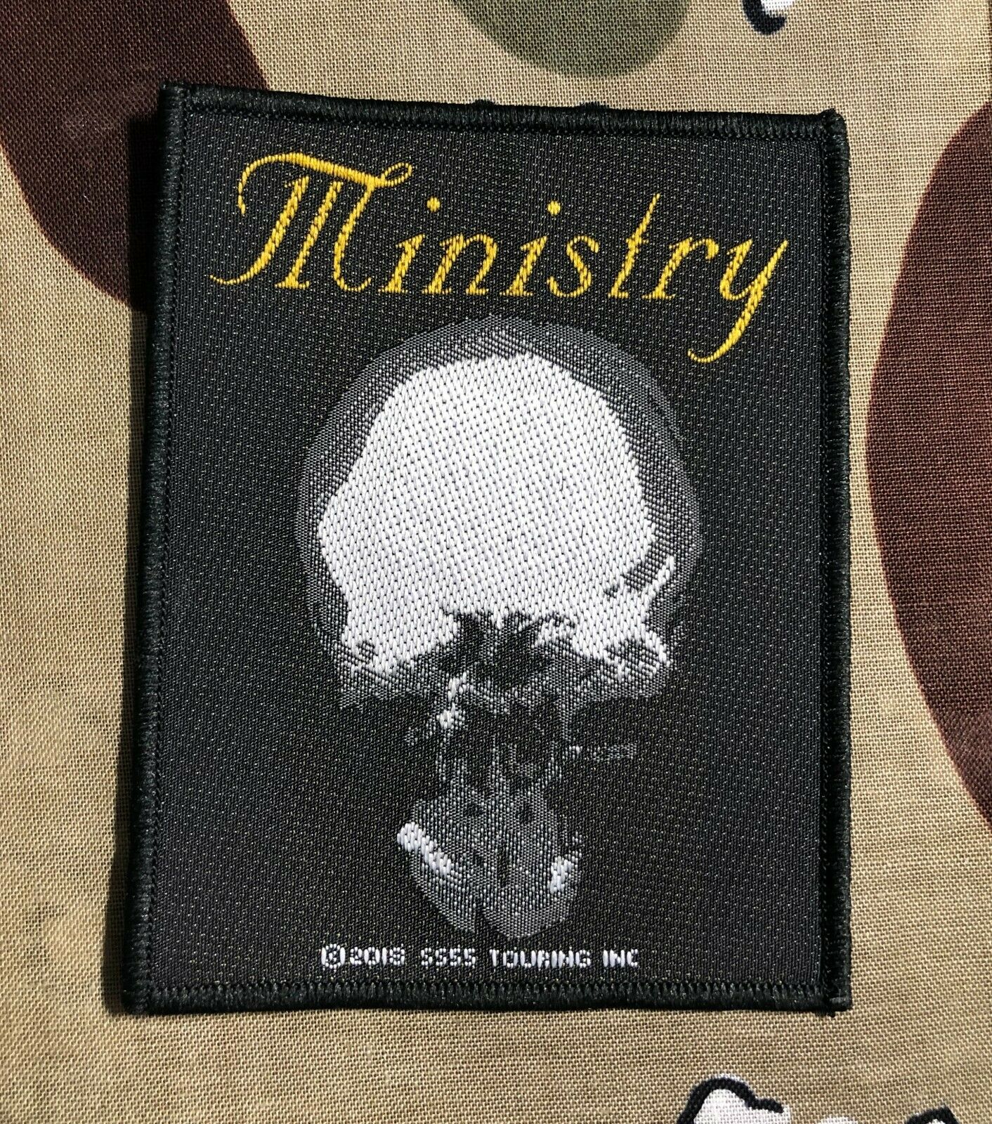 Ministry The Mind Is A Terrible Thing To Taste Woven Patch MO88P