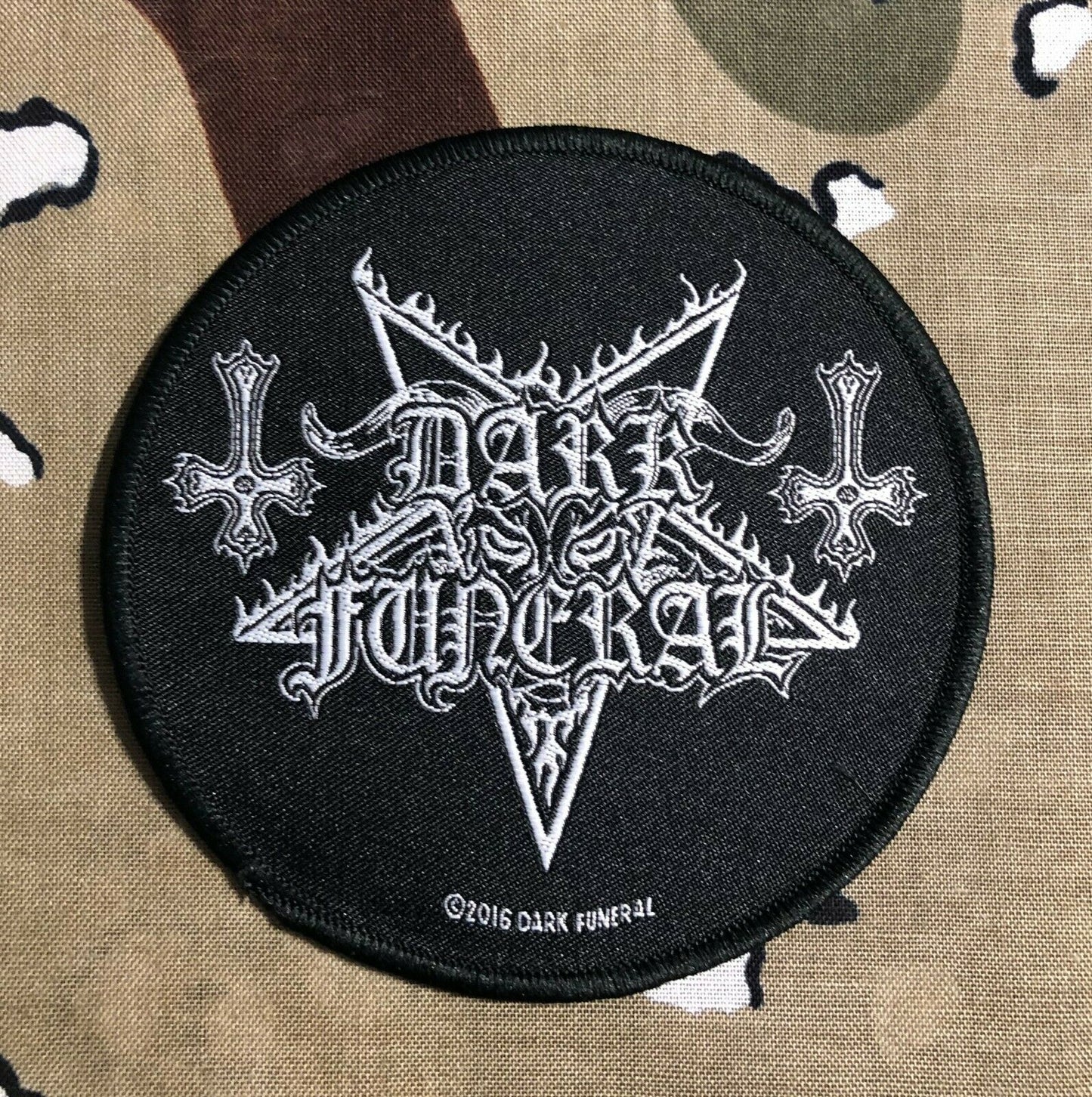 Dark Funeral Logo Woven Patch D074P