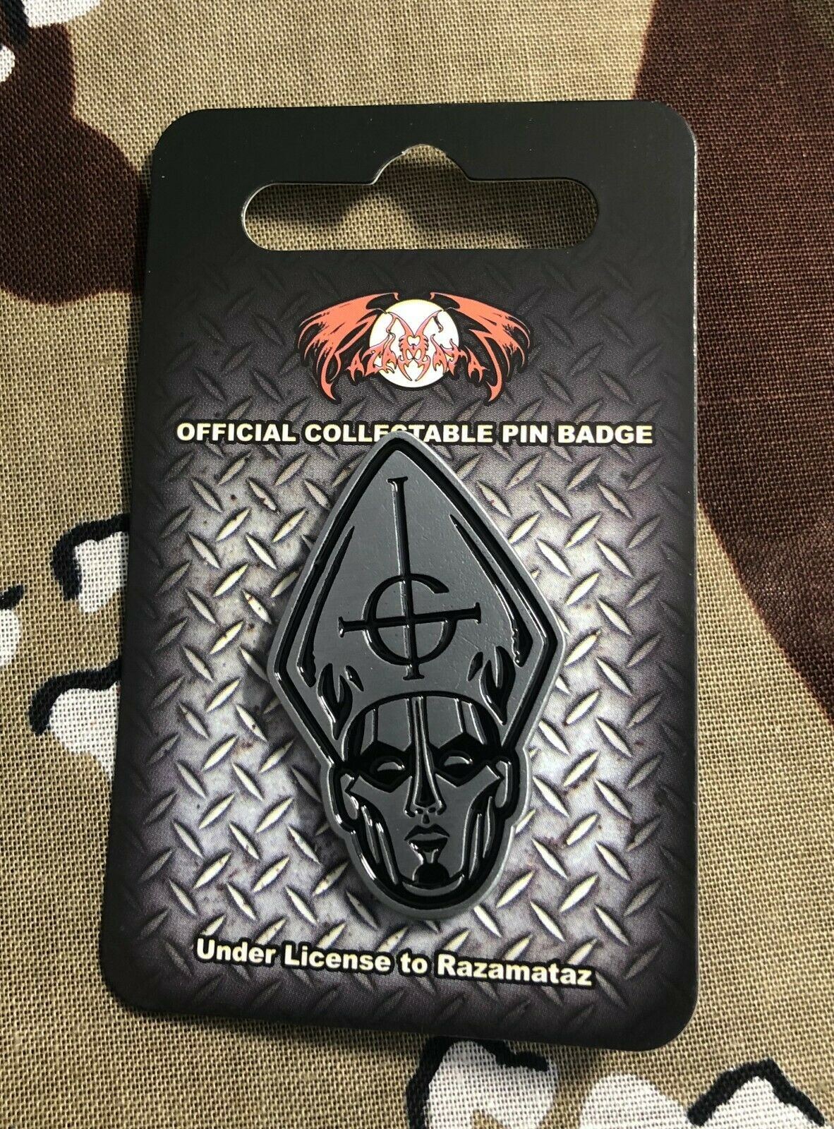 Ghost BC Papa E Head Metal Badge Lapel Pin G005PC