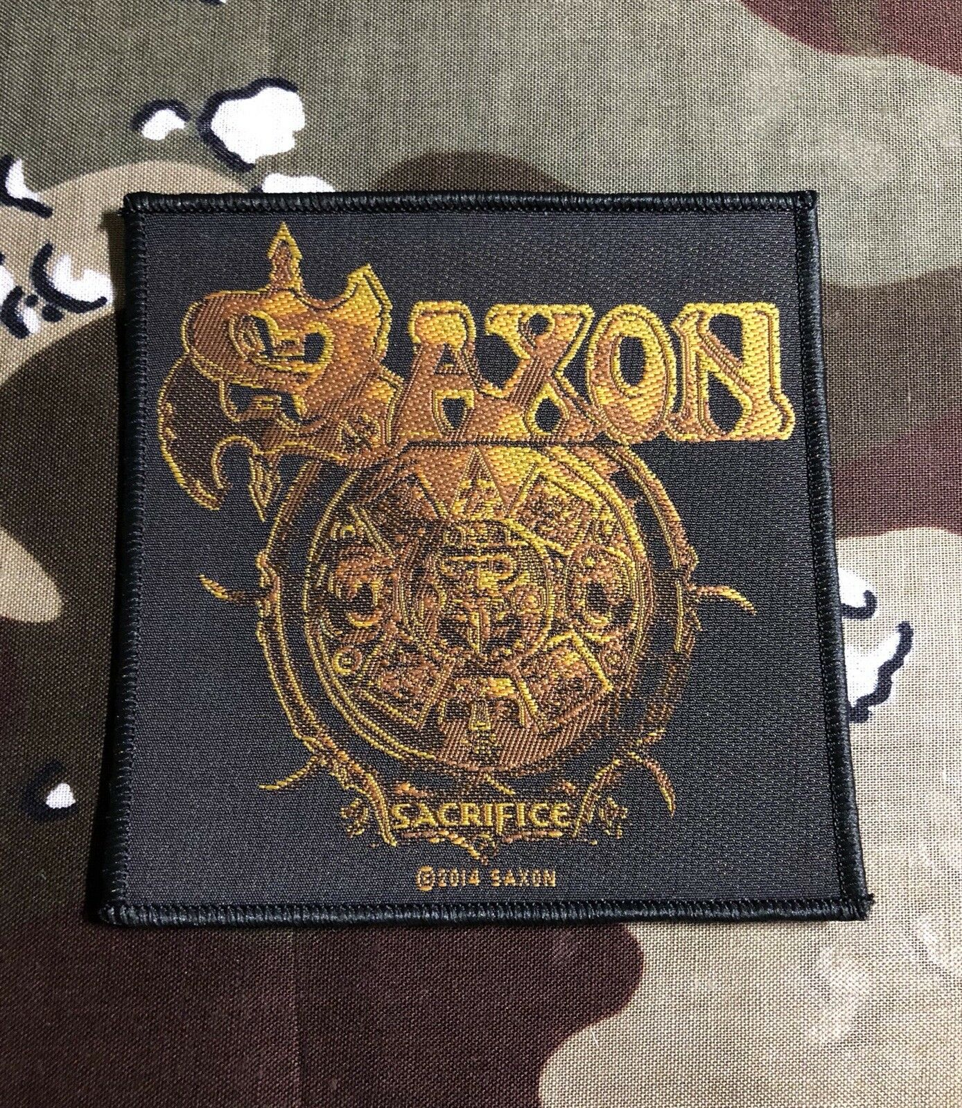 Saxon Sacrifice NWOBHM Woven Patch S009P