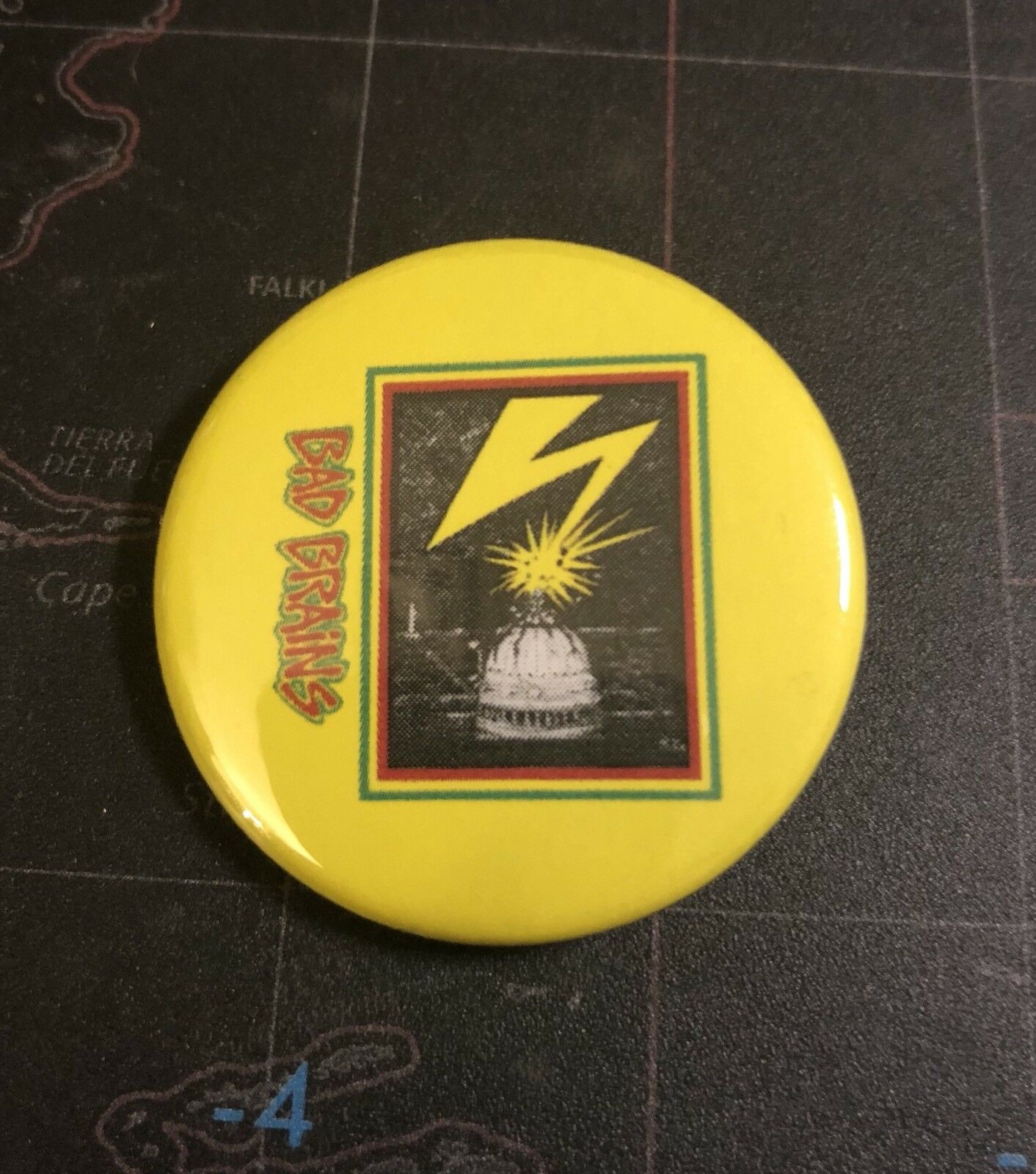 Bad Brains Capitol Banned In DC 1.5” Button B001B15