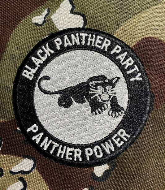 Black Panther Party Embroidered Patch B062P