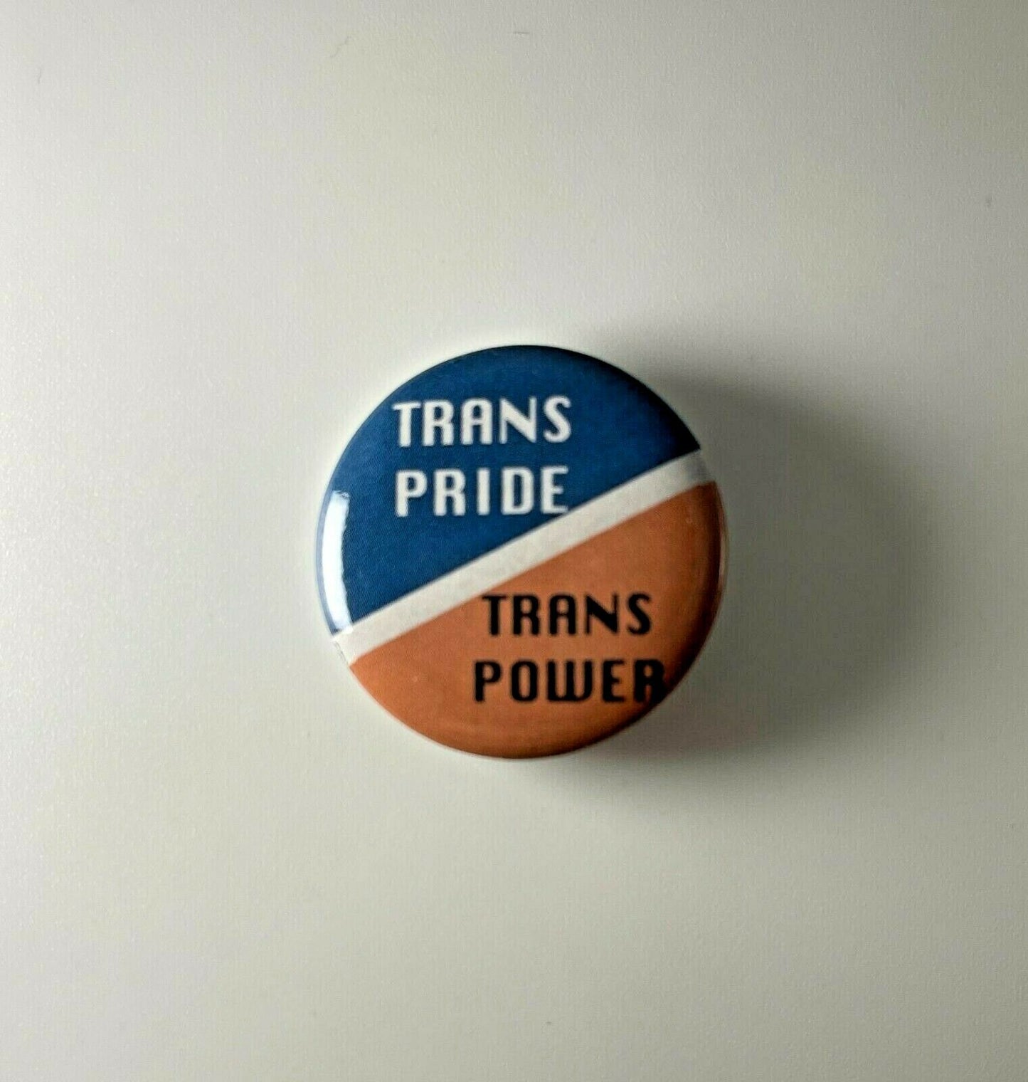 Trans Pride Trans Power LGBTQ 1.25" Button T001B125 Badge Pin