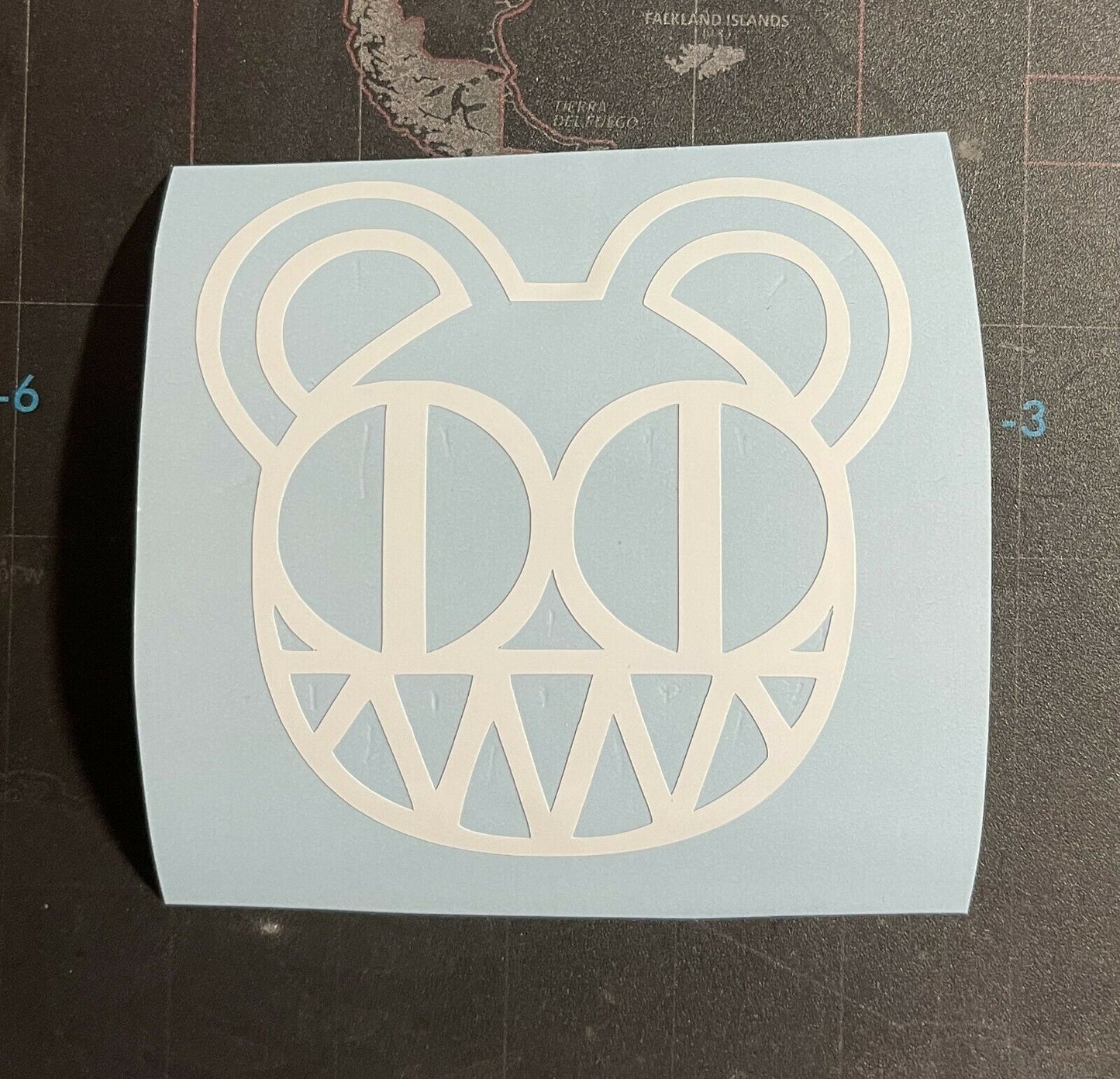 Radiohead Bear Vinyl Decal Sticker R011S Ok Computer Kid A In Rainbows