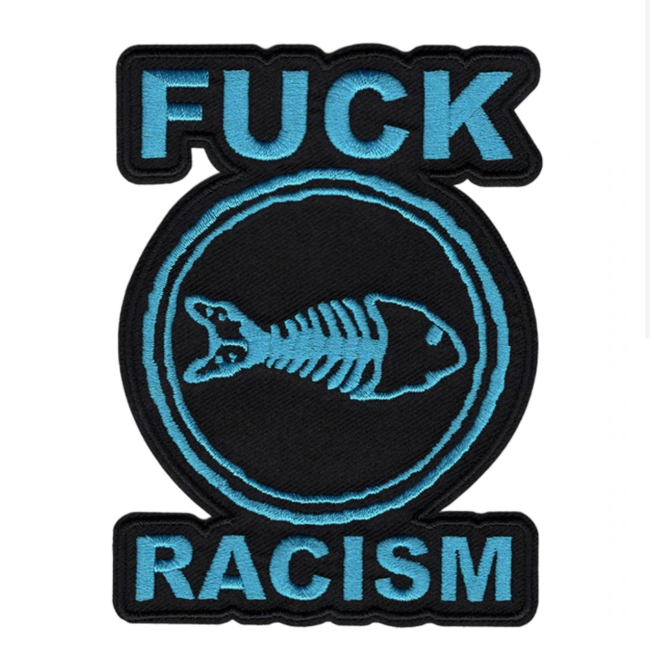 Fishbone F*ck Racism Embroidered Patch F033P