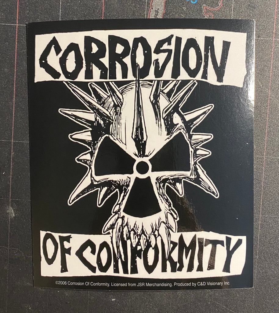 Corrosion Of Conformity Skull COC C.O.C. Sticker C009S