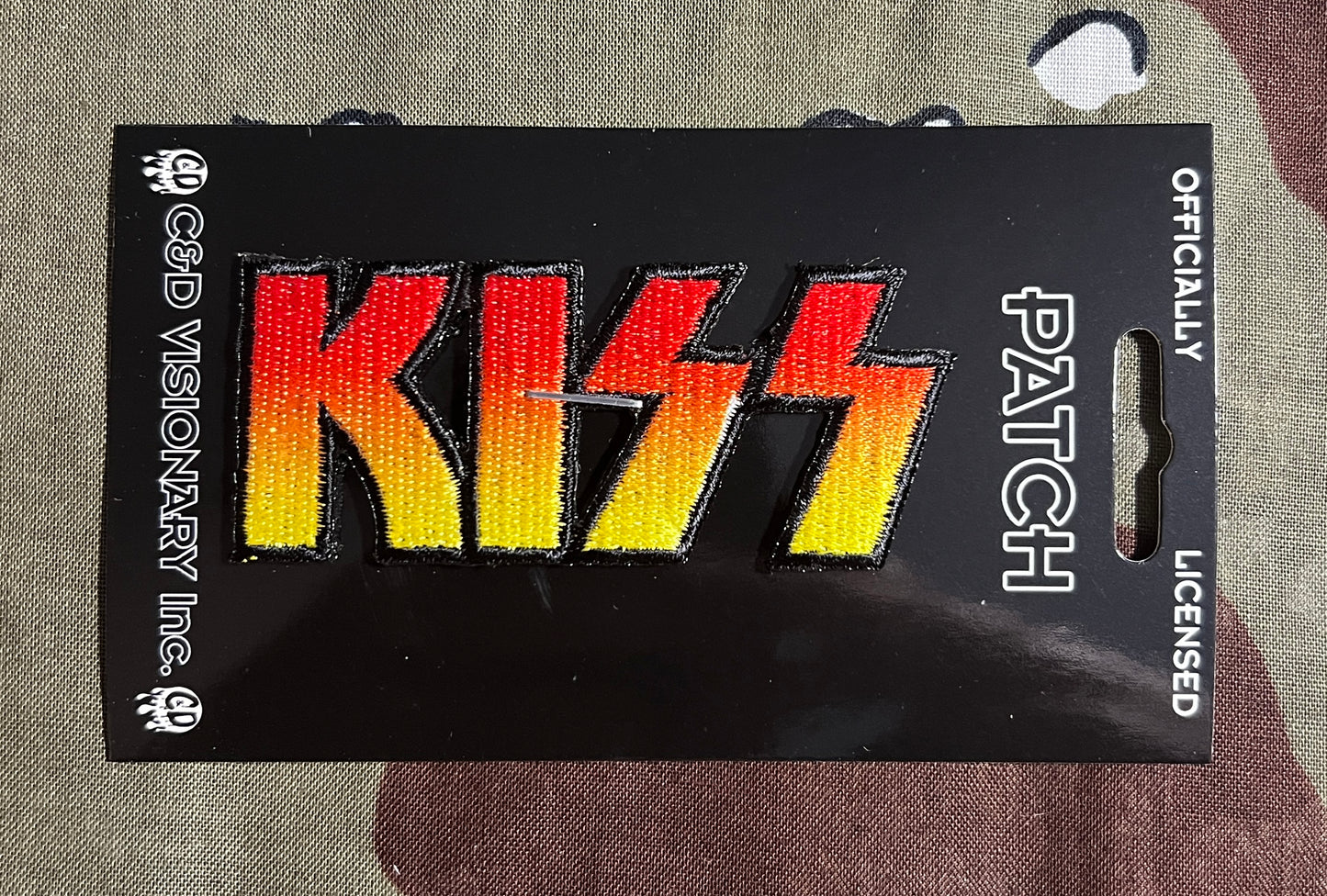 Kiss Logo Small Embroidered Patch K012P