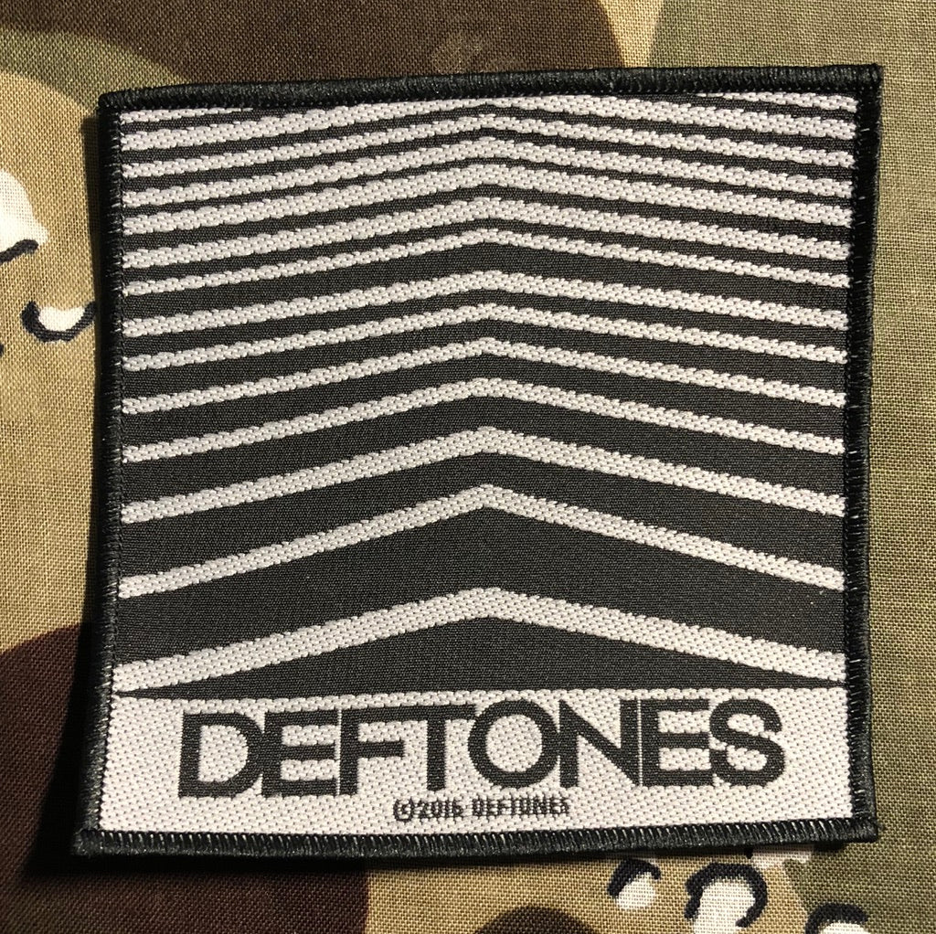 Deftones Abstract Lines Woven Patch D055P