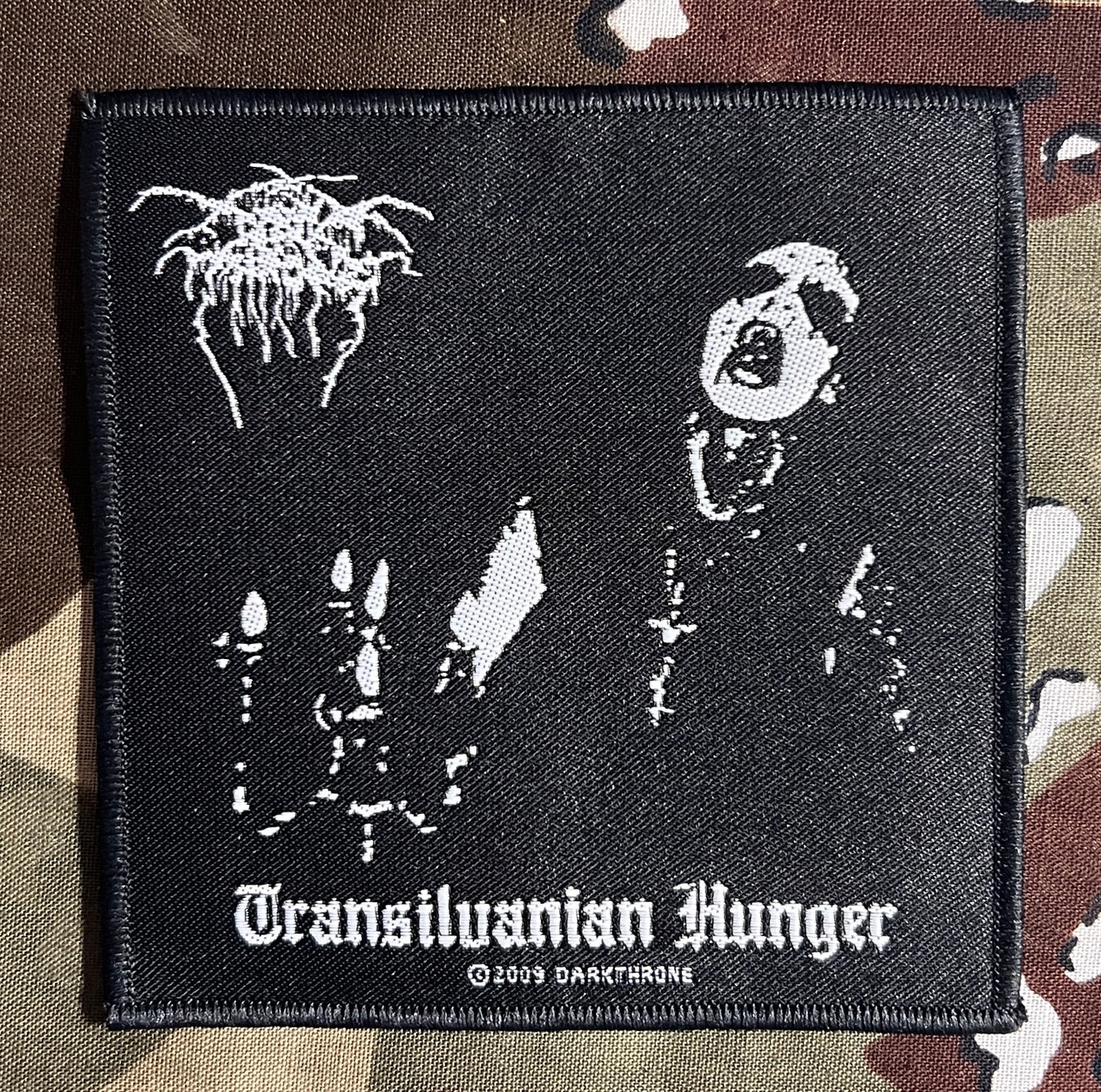 Darkthrone Transilvanian Hunger Woven Patch D022P