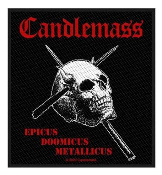 Candlemass Epicus Doomicus Metallicus Woven Patch C007P