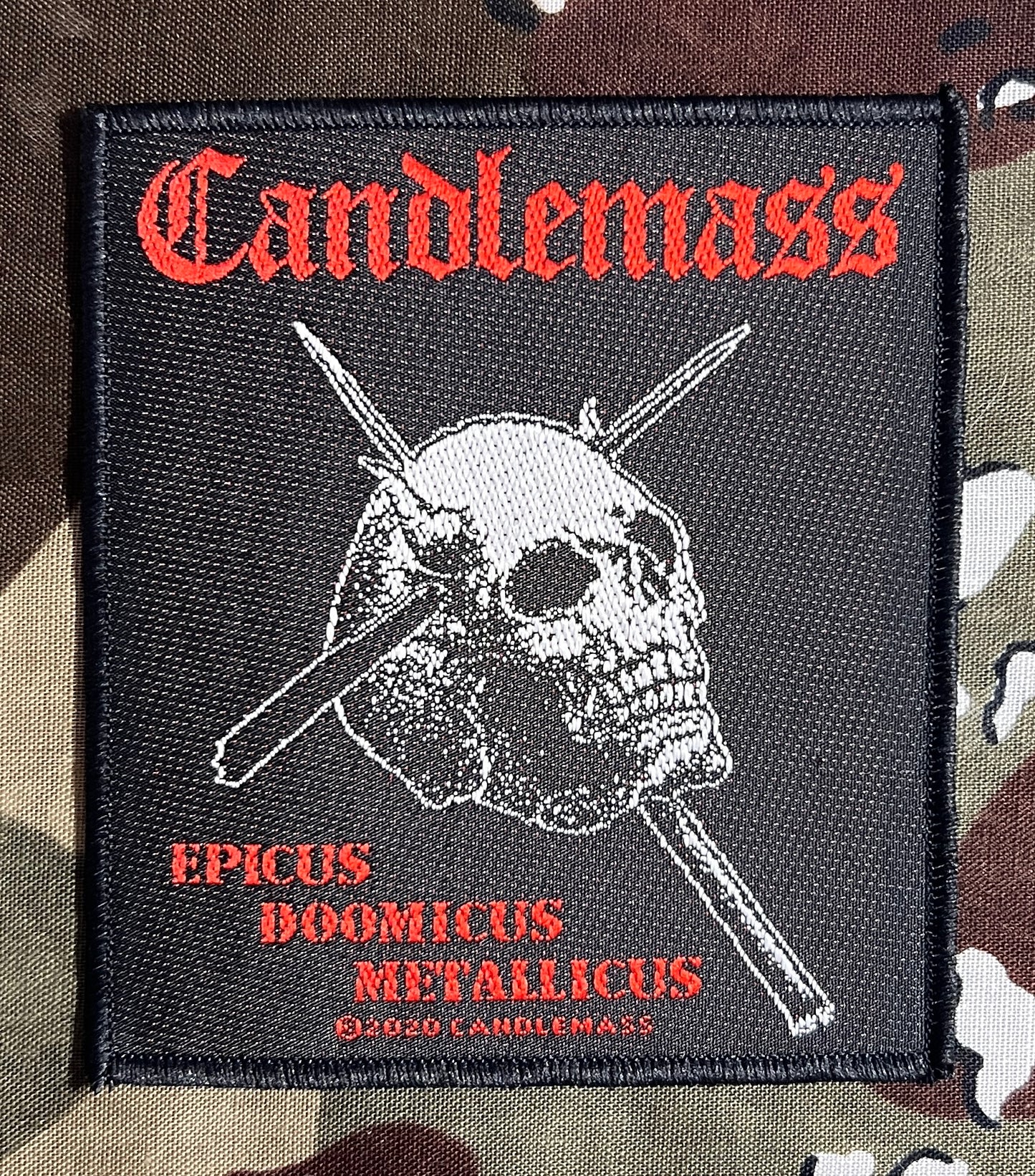 Candlemass Epicus Doomicus Metallicus Woven Patch C007P