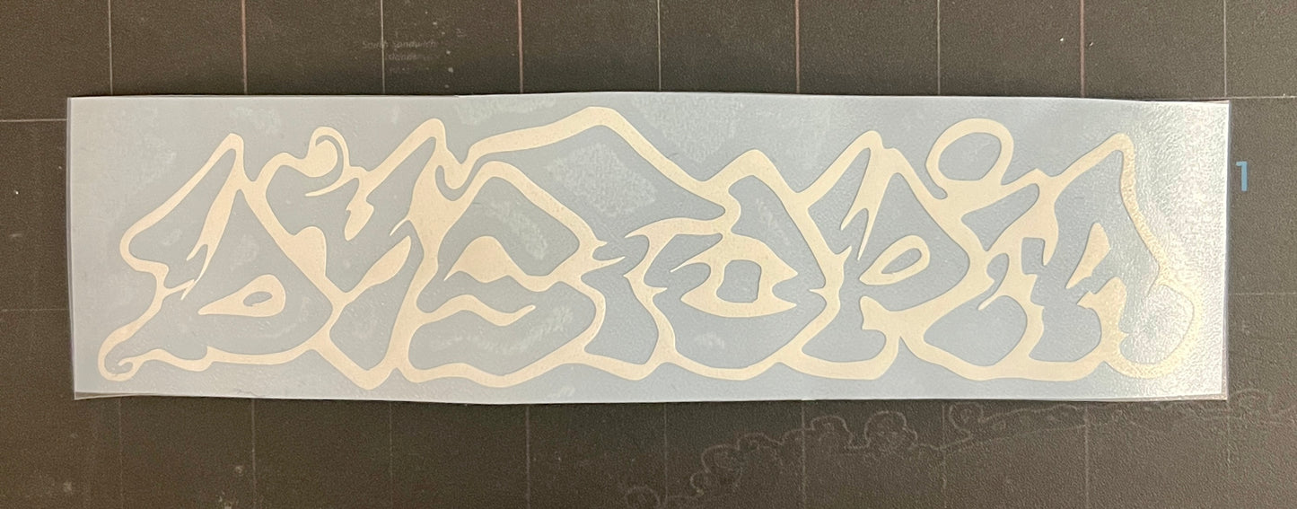 Dystopia Vinyl Decal Sticker D013S