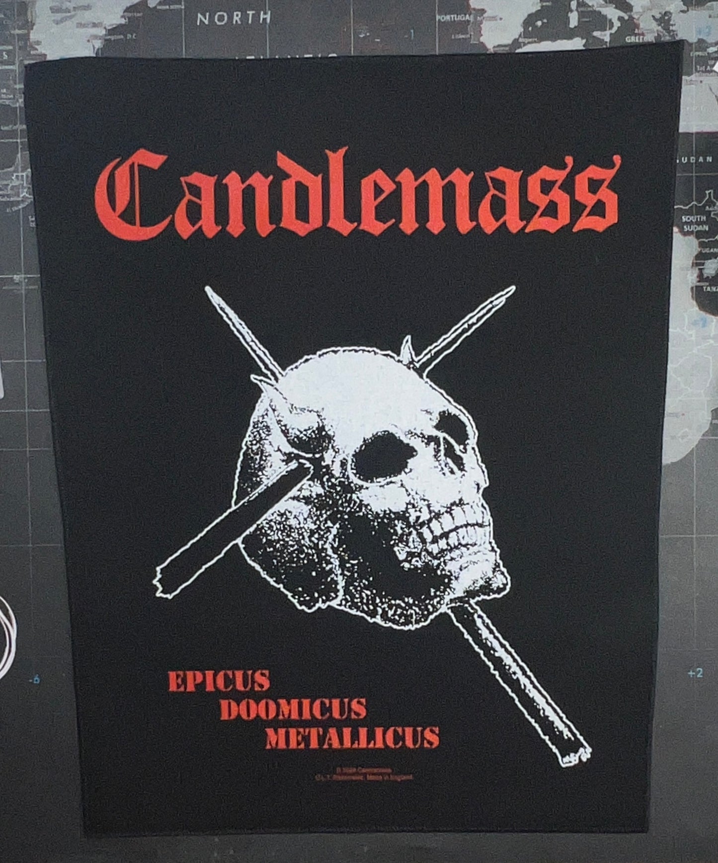 Candlemass Epicus Doomicus Metallicus Printed Back Patch C042P