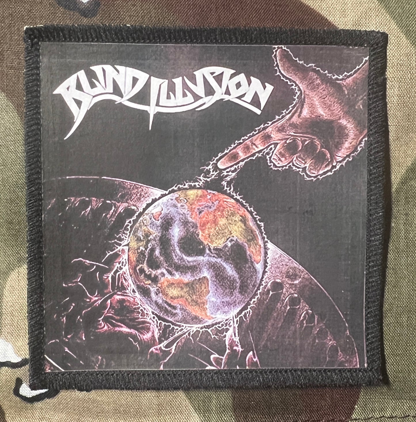 Blind Illusion The Sane Asylum Sublimated Printed Patch