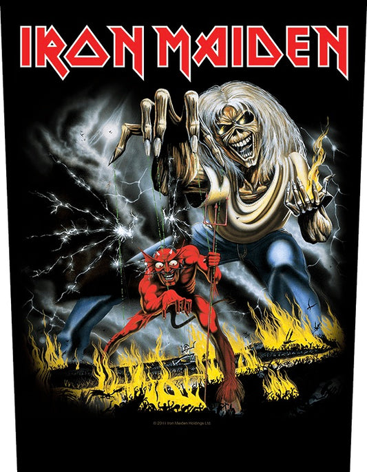 Iron Maiden Number Of The Beast Printed Back Patch I016P