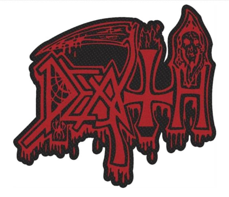 Death Scream Bloody Gore Logo Woven Patch D017P