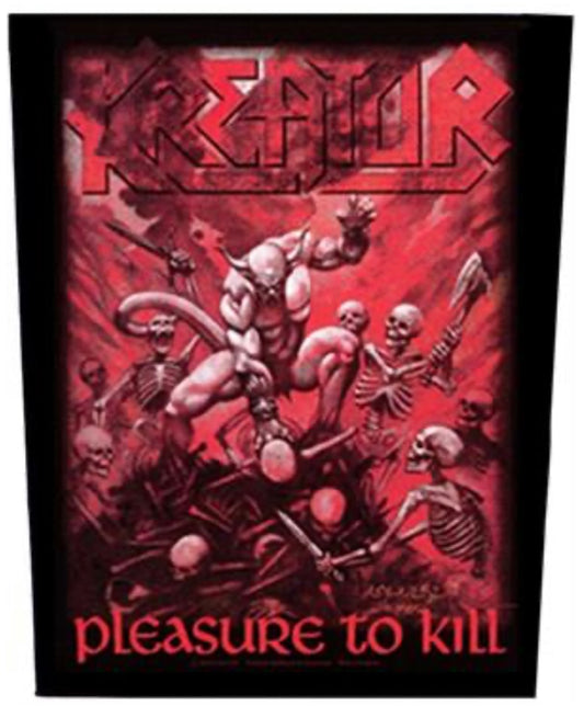 Kreator Pleasure To Kill Printed Back Patch K003P