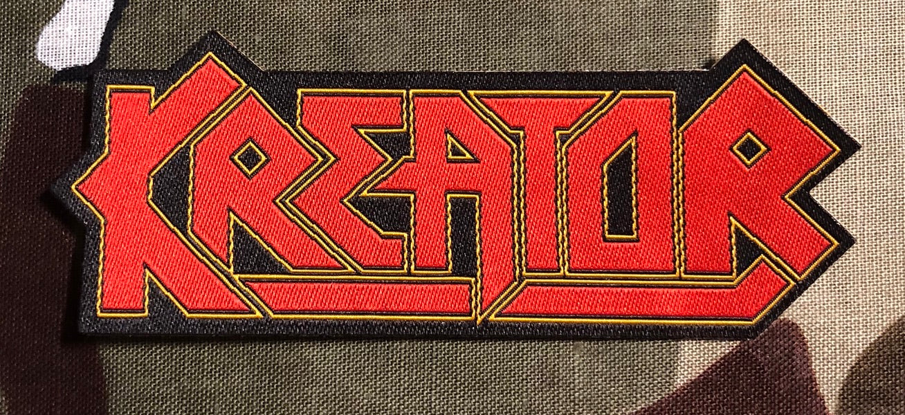 Kreator Thrash Metal Logo Woven Patch K019P