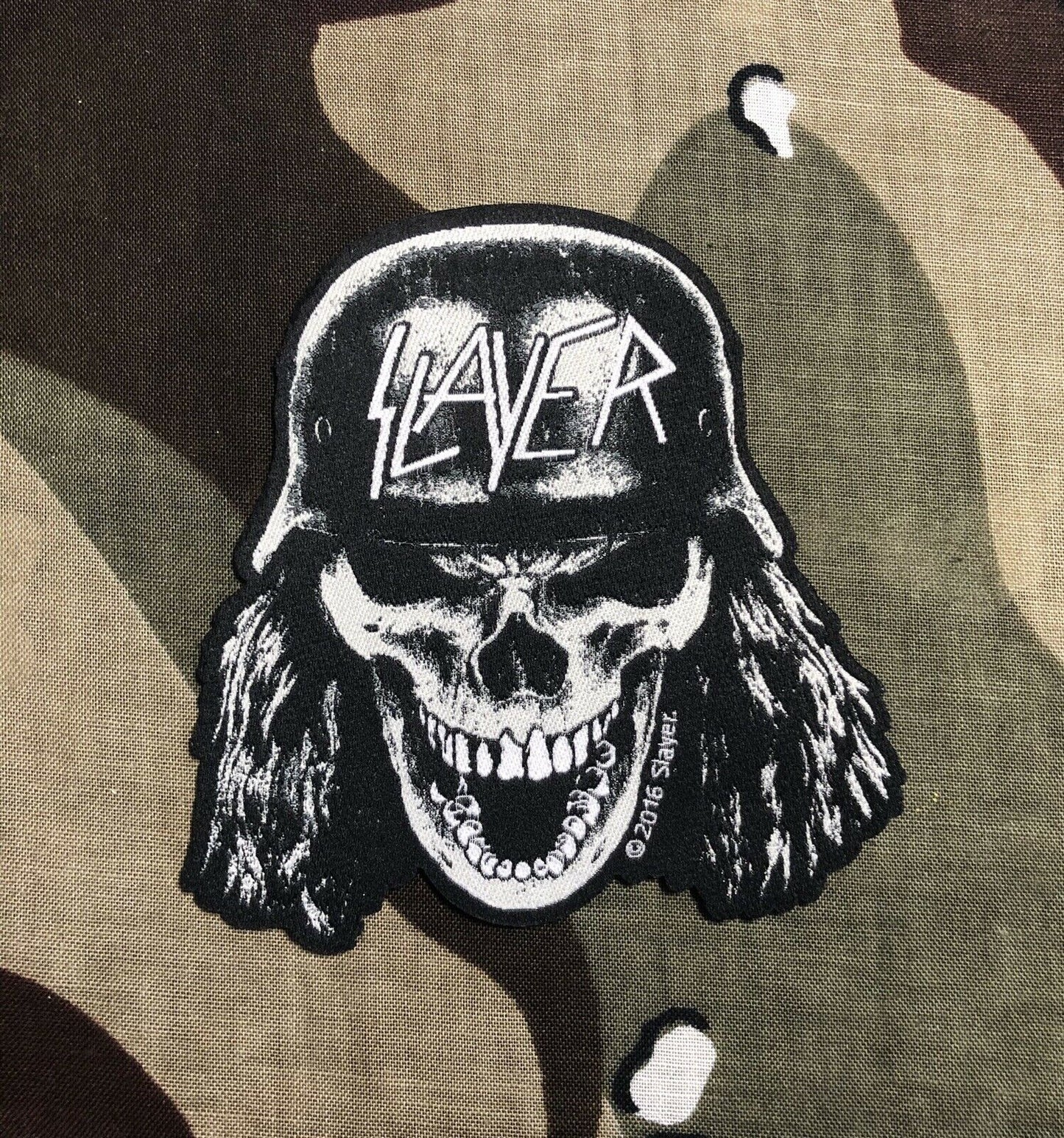 Slayer Skull Woven Patch S008P