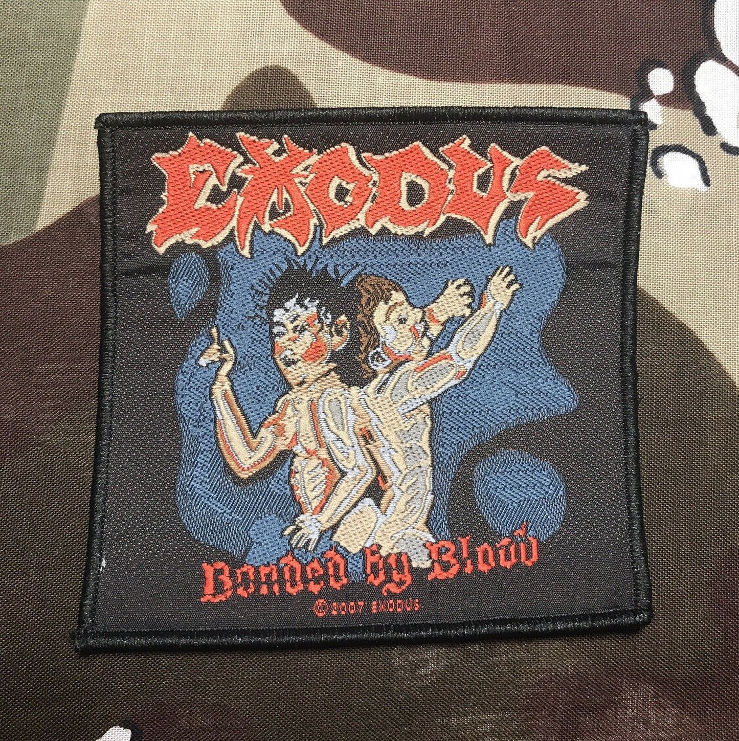 Exodus Bonded By Blood Woven Patch E002P