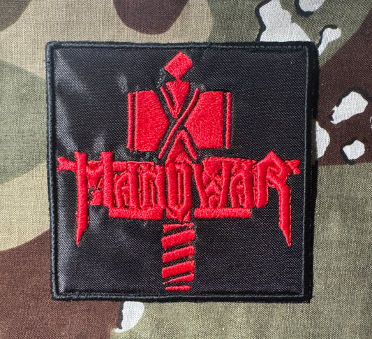 Heavy Metal Hammers Embroidered Patch