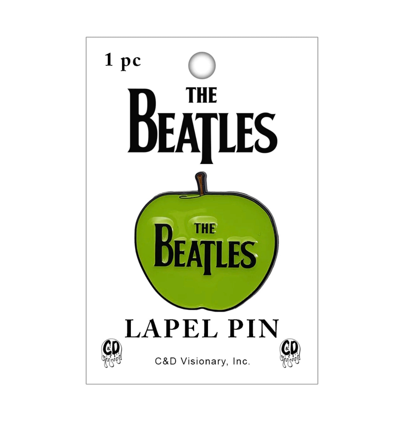 The Beatles Apple Official Enamel Lapel Pin B010PC