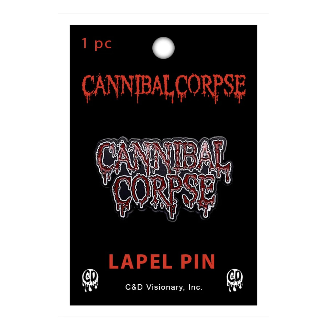 Cannibal Corpse Enamel Lapel Pin C003PC