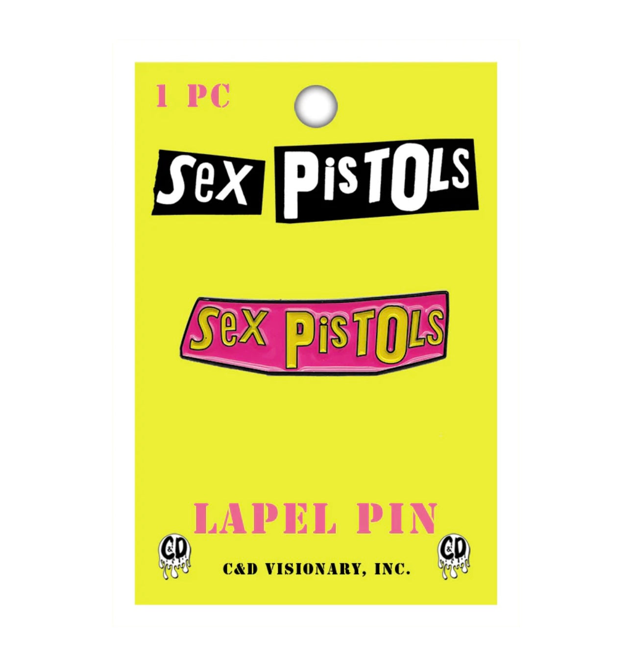 Sex Pistols Enamel Lapel Pin S012PC