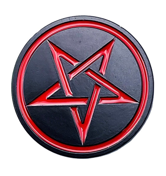 Pentagram Pentacle Enamel Lapel Pin