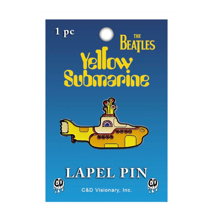 The Beatles Official Yellow Submarine Enamel Lapel Pin