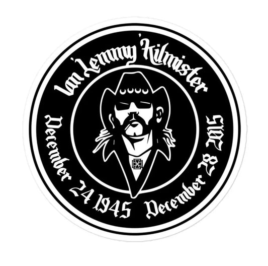 Lemmy Memorial Tribute Sticker