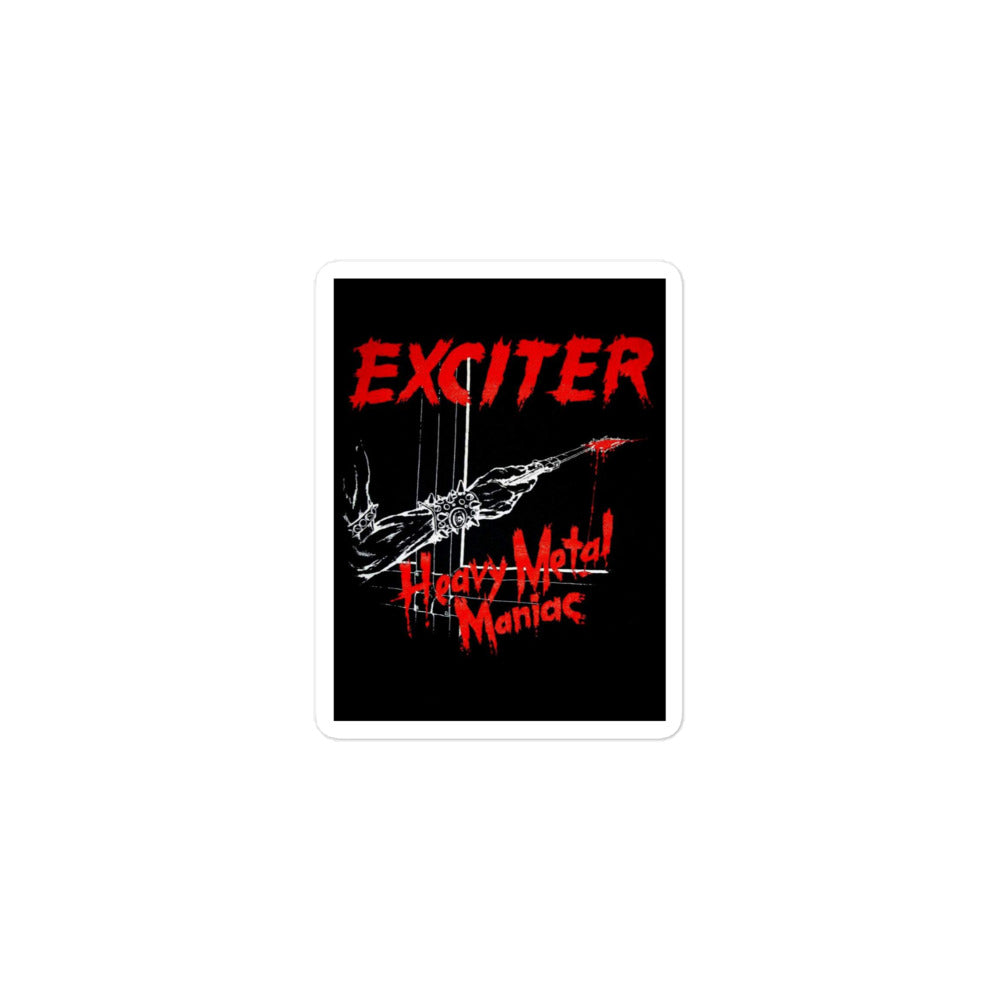 Exciter Heavy Metal Maniac Tribute Sticker